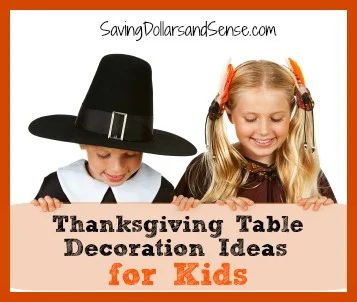 Thanksgiving Table Decoration options For Kids