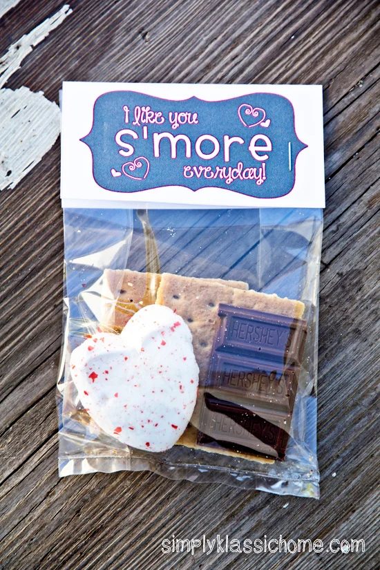 S'Mores Valentine's Treat and Printable