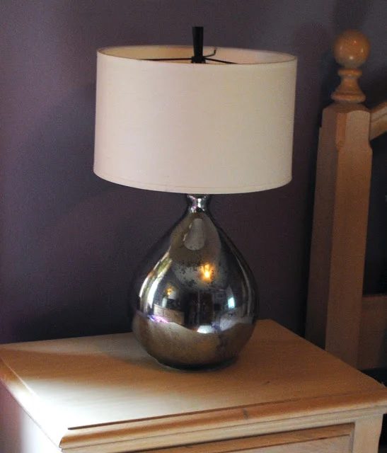 mercury glass lamp 16