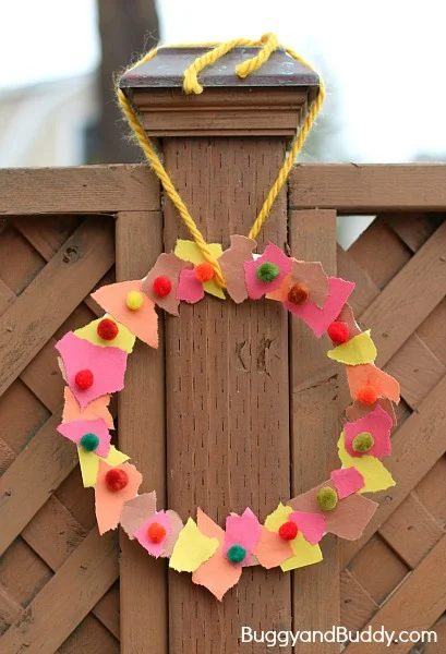 Buggy And Buddy Kids Fall Wreath