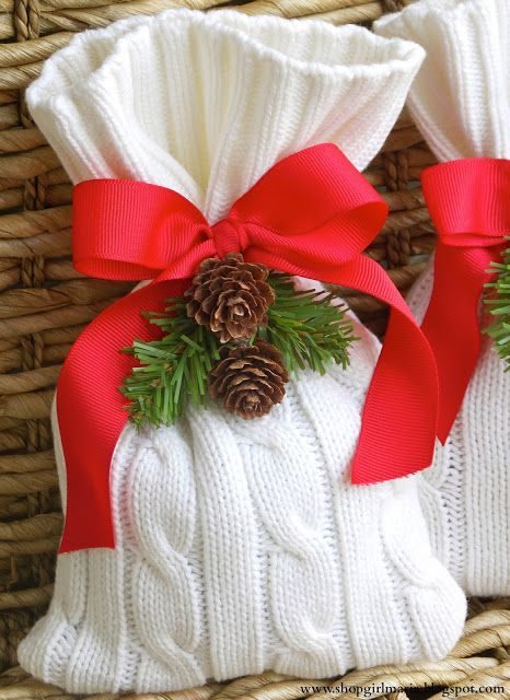 sweater gift bag