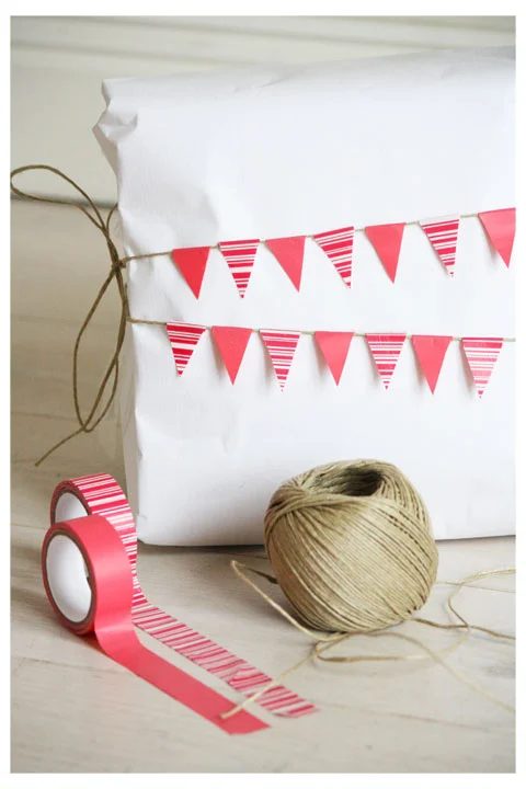 washi tape bunting