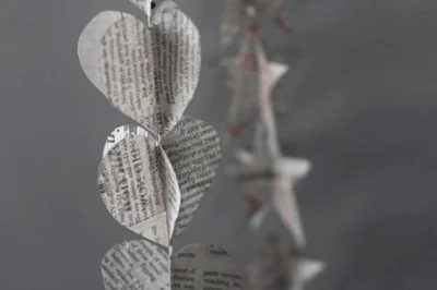 Think Crafts recycled paper garland