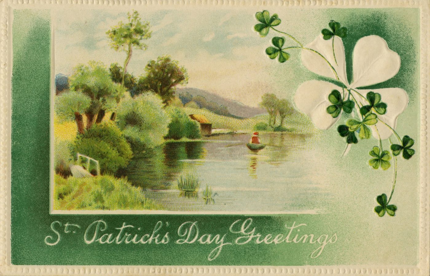 Printable vintage images for St Patrick's Day decorations from Flickr via Bekob - St Patrick's Day Greetings