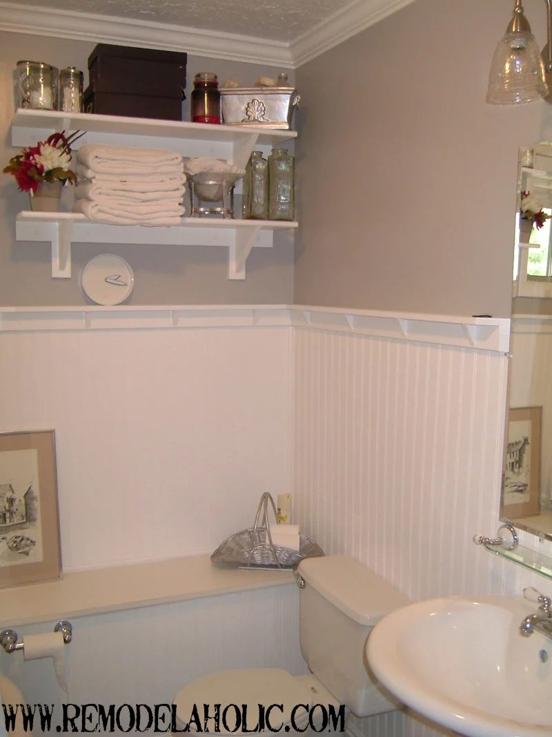 beadboard wainscoting with ledge, Bekob