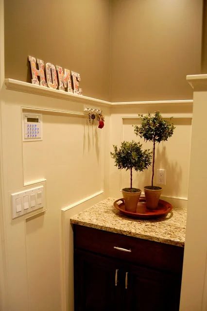 wainscoting ledge, 33 Shades of Green on Bekob
