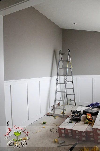 inexpensive board and batten wainscot, Small Town Idaho Life on Bekob