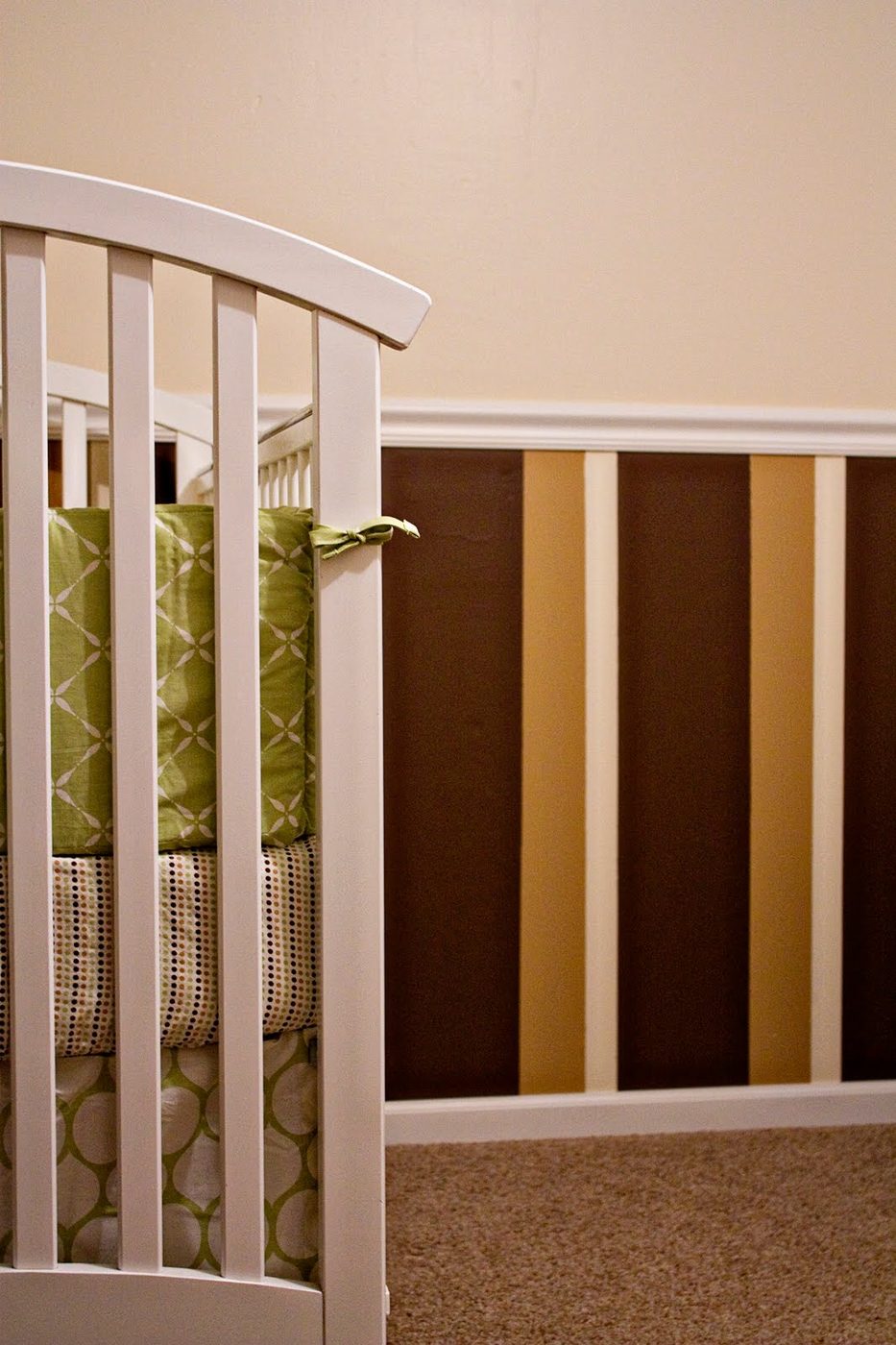 striped painted wainscoting, Erin D Photography on Bekob