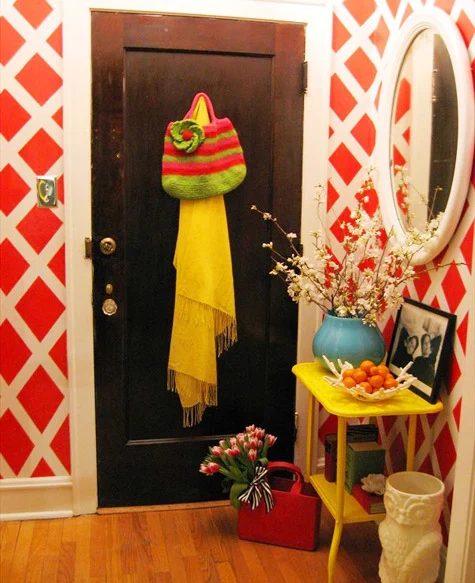 colorful small space design sponge