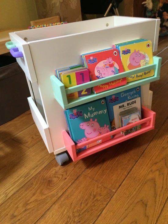bekvam spice rack mobile kids book storage