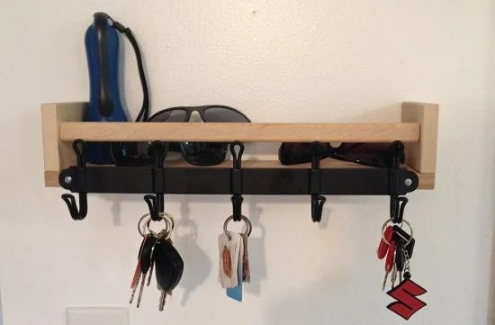 bekvam spice rack key holder sunglasses
