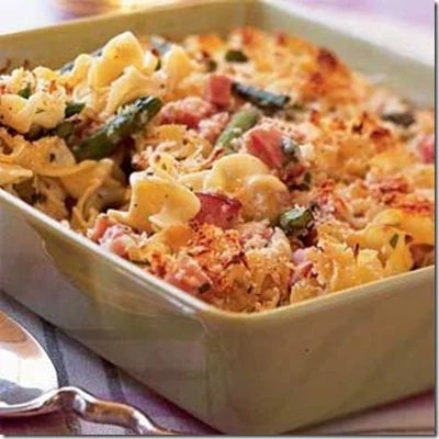 Cooking Light Asparagus and Ham casserole