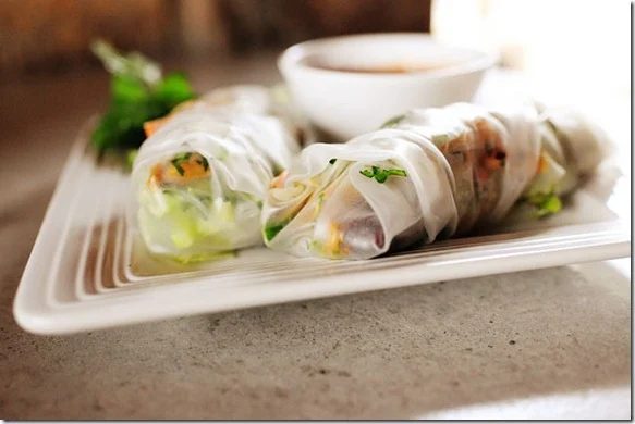 Pioneer Woman turkey springrolls