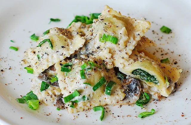 Ravioli Recipes with Goat Cheese and Spinach