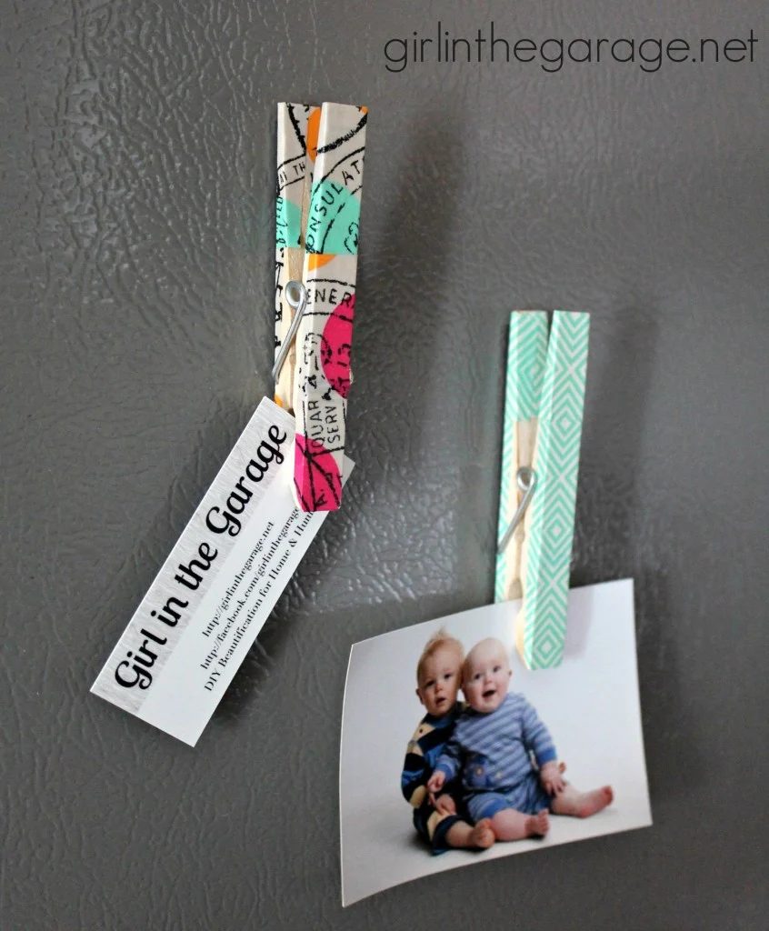 Washi Tape Clip Magnet Fast Craft