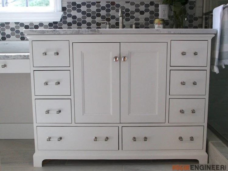 Handmade 48in Bathroom Vanity Plans Rogue Engineer 1