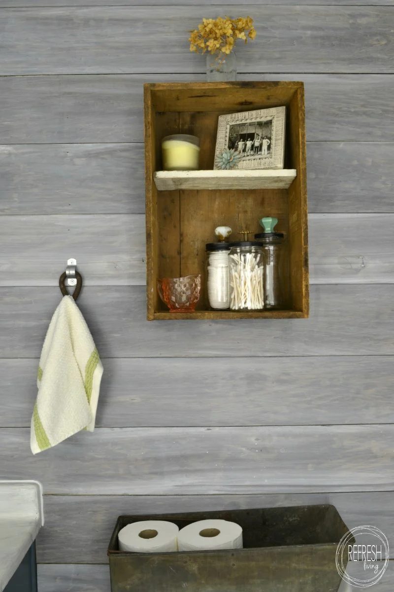 Diy Rustic White Plank Wall