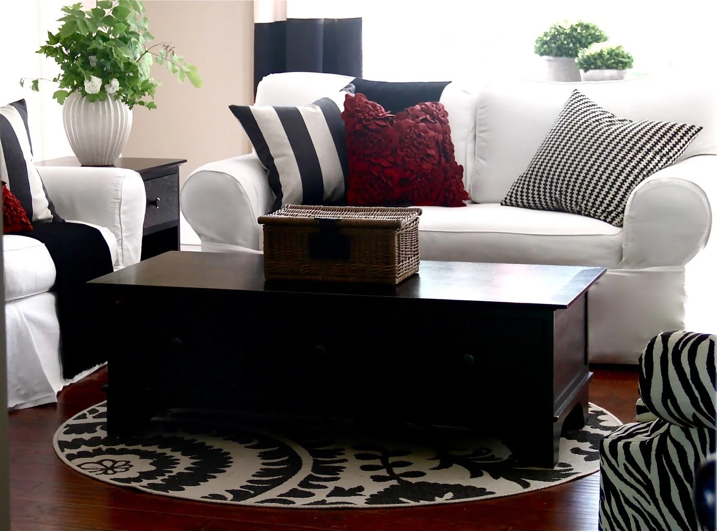 A new sofa is expensive! It can be hard to justify a new sofa purchase, especially if your old one is still comfortable and functional. Instead of buying a new one try one of these
