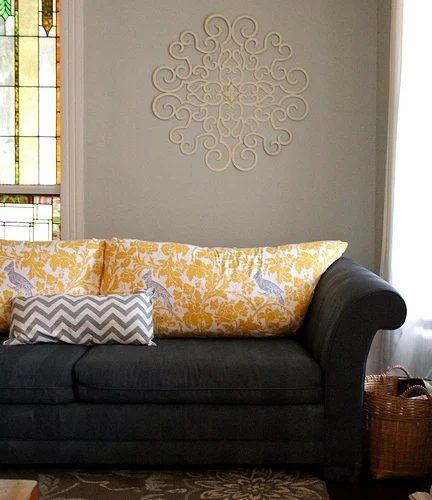 A new sofa is expensive! It can be hard to justify a new sofa purchase, especially if your old one is still comfortable and functional. Instead of buying a new one try one of these