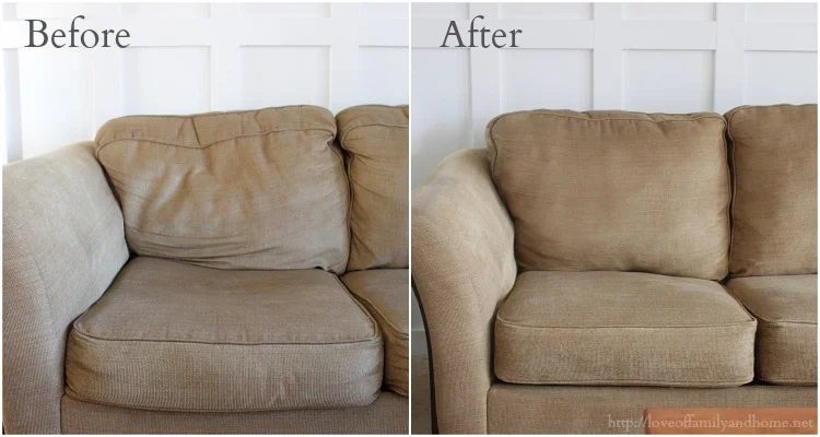 A new sofa is expensive! It can be hard to justify a new sofa purchase, especially if your old one is still comfortable and functional. Instead of buying a new one try one of these