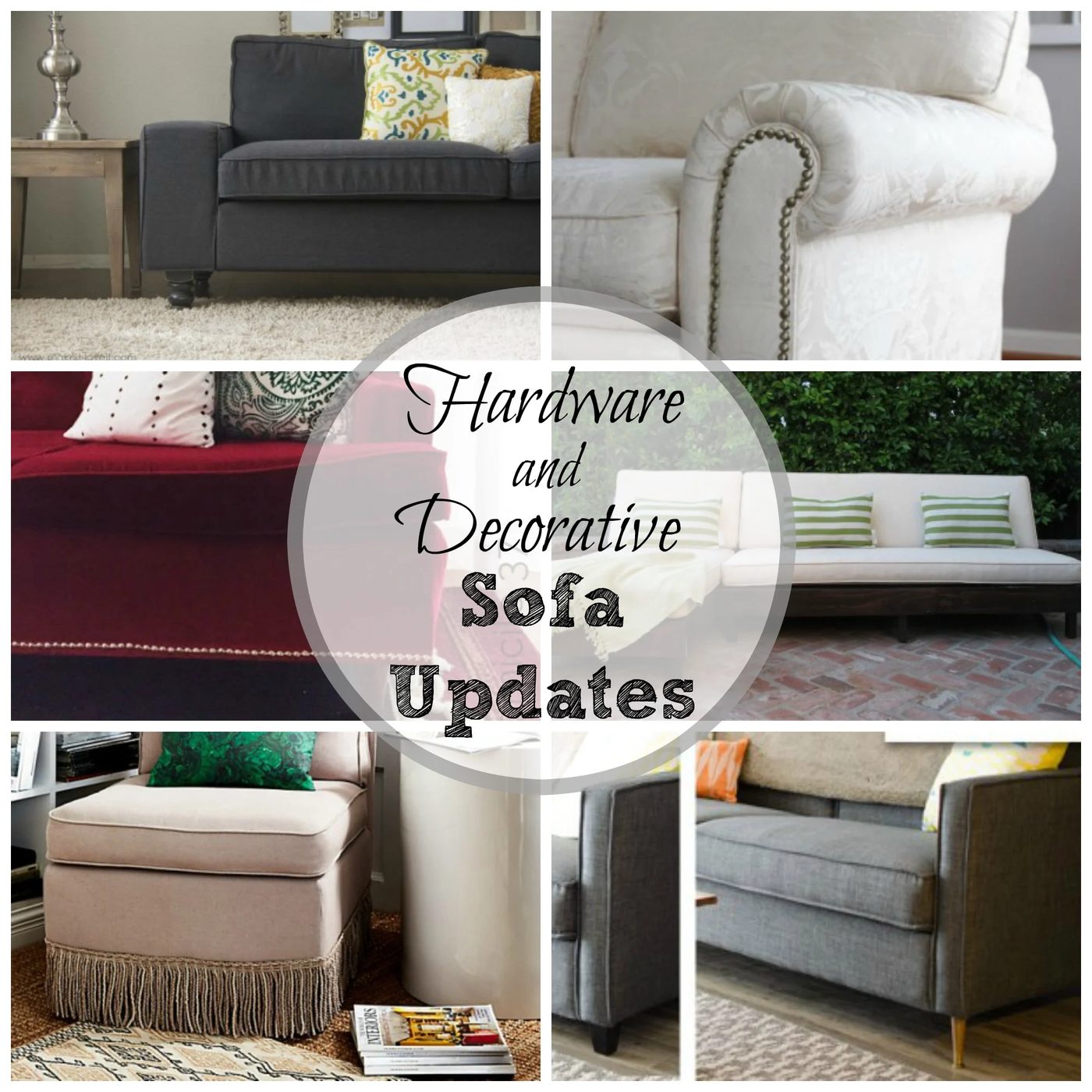 A new sofa is expensive! It can be hard to justify a new sofa purchase, especially if your old one is still comfortable and functional. Instead of buying a new one try one of these