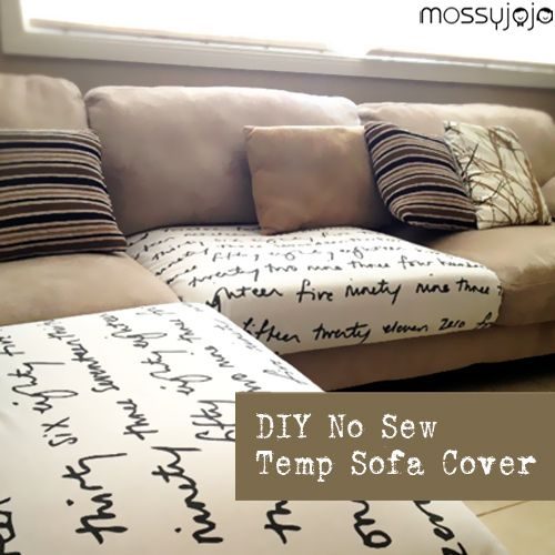 A new sofa is expensive! It can be hard to justify a new sofa purchase, especially if your old one is still comfortable and functional. Instead of buying a new one try one of these