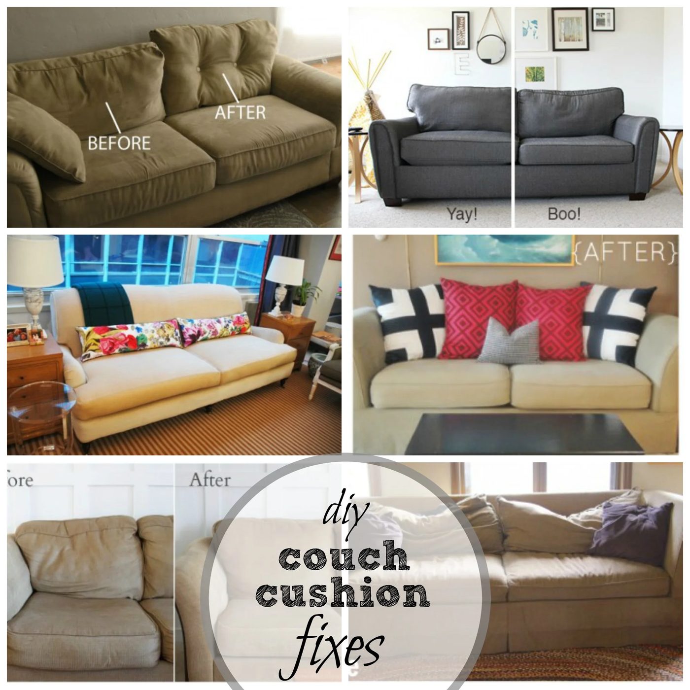 Handmade Couch Cushion Fixes at Bekob.com