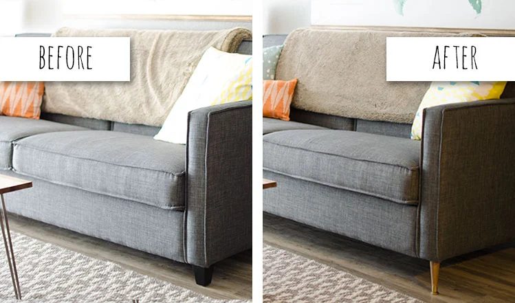 A new sofa is expensive! It can be hard to justify a new sofa purchase, especially if your old one is still comfortable and functional. Instead of buying a new one try one of these