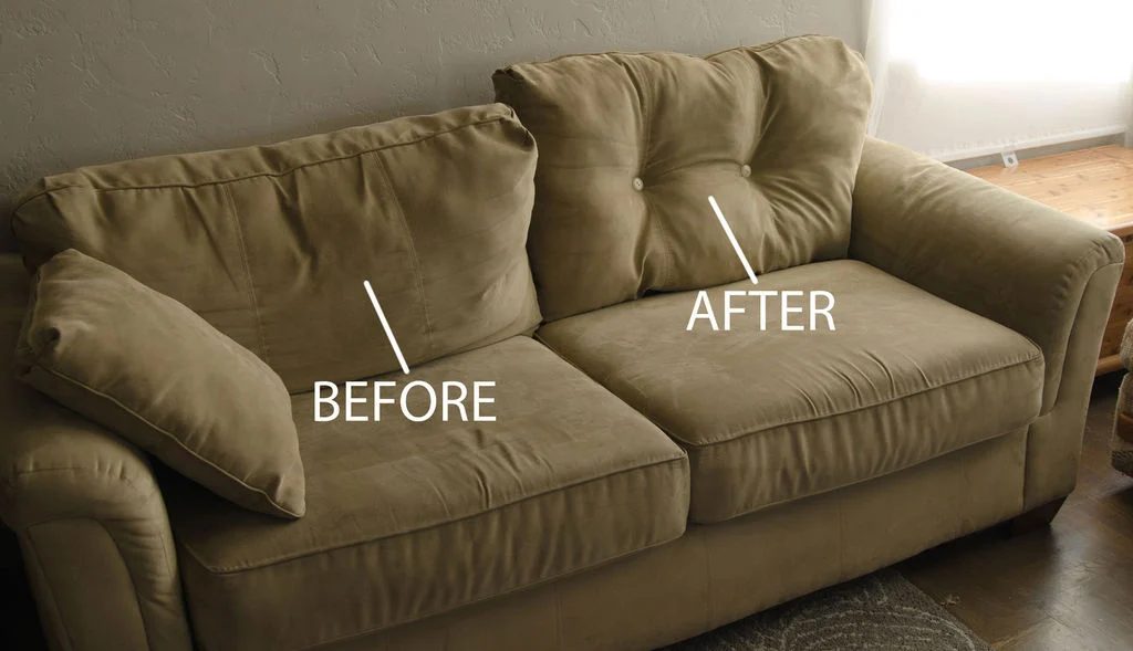 A new sofa is expensive! It can be hard to justify a new sofa purchase, especially if your old one is still comfortable and functional. Instead of buying a new one try one of these