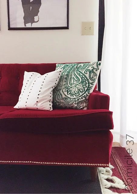 A new sofa is expensive! It can be hard to justify a new sofa purchase, especially if your old one is still comfortable and functional. Instead of buying a new one try one of these