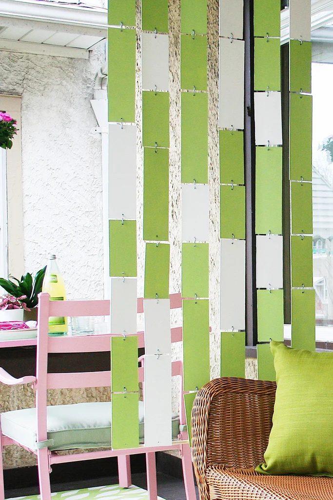 hardboard hanging room divider