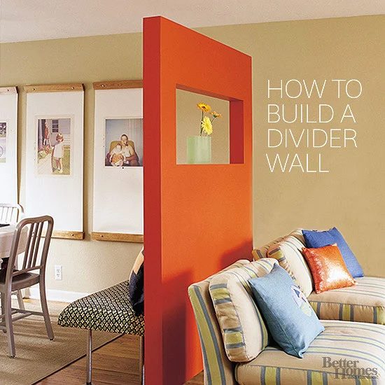 build divider wall handmade room divider
