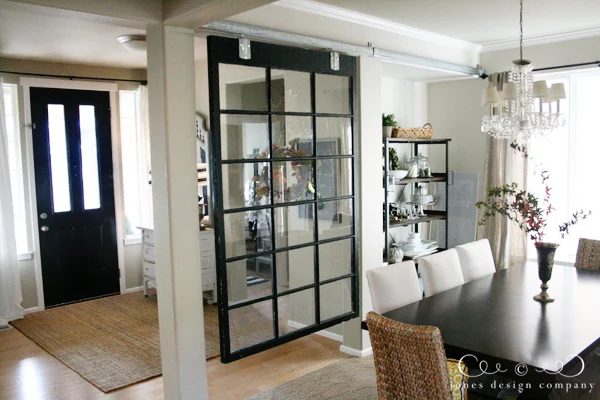old window barn hardware room divider 2