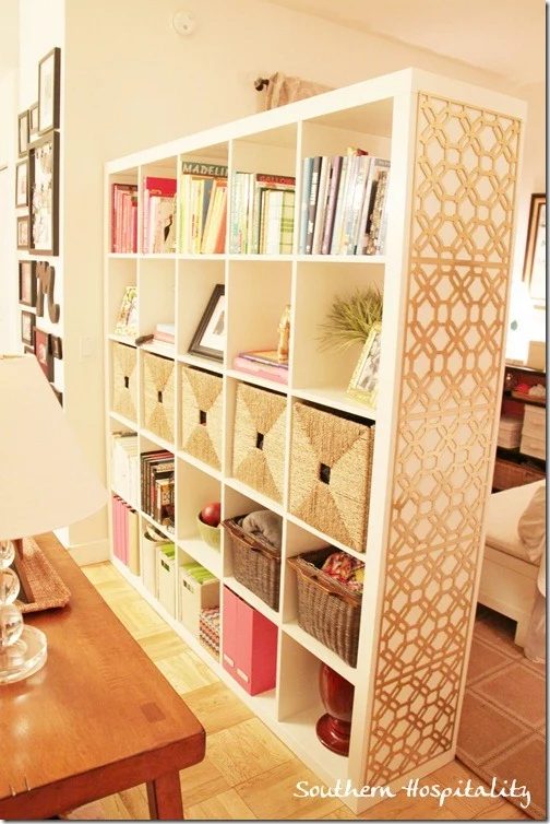 expedit room divider open cube shelving