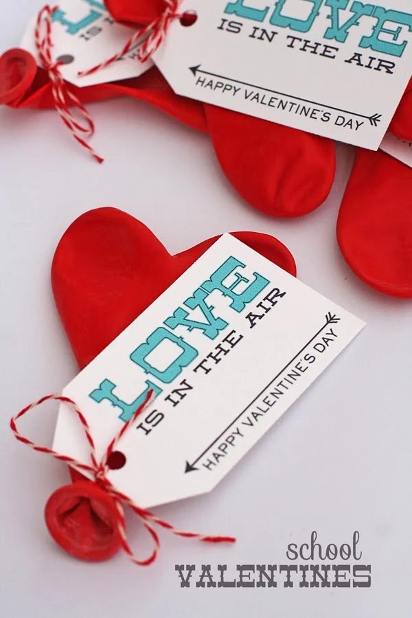 Sometimes there can be too much candy on Valentine's Day. Avoid too much sugar by gifting one of these 30 Clever Food-Free Valentines for Kids - tipsaholic, #valentines, #valentine