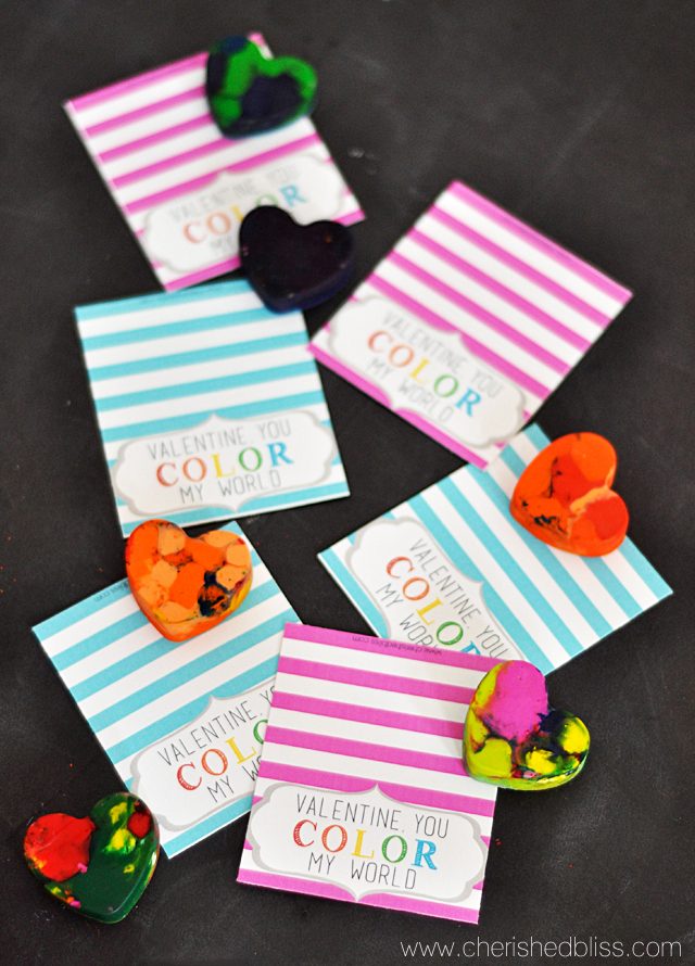 Sometimes there can be too much candy on Valentine's Day. Avoid too much sugar by gifting one of these 30 Clever Food-Free Valentines for Kids - tipsaholic, #valentines, #valentine