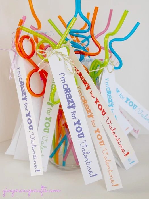Sometimes there can be too much candy on Valentine's Day. Avoid too much sugar by gifting one of these 30 Clever Food-Free Valentines for Kids - tipsaholic, #valentines, #valentine