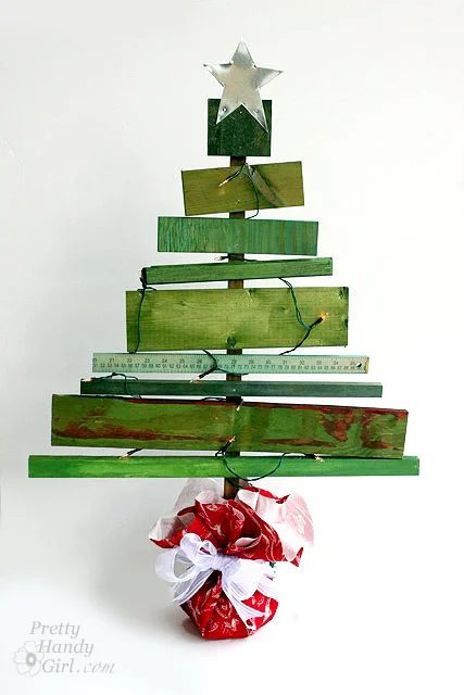 Scrap Wood Christmas Tree