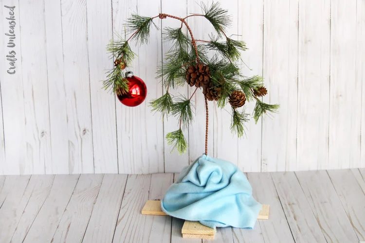 Diy Charlie Brown Christmas Tree Consumer Crafts Unleashed 2