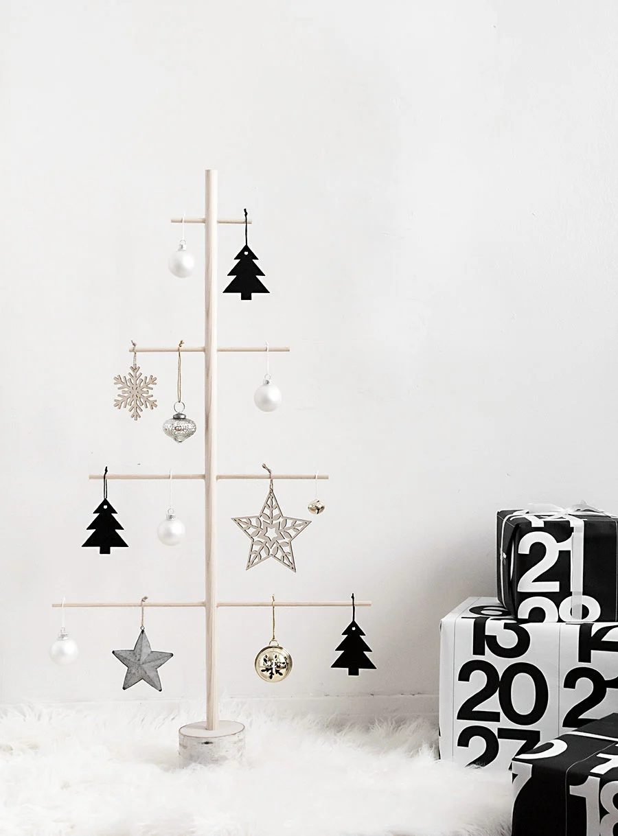 Handmade Wood Dowel Tree 3