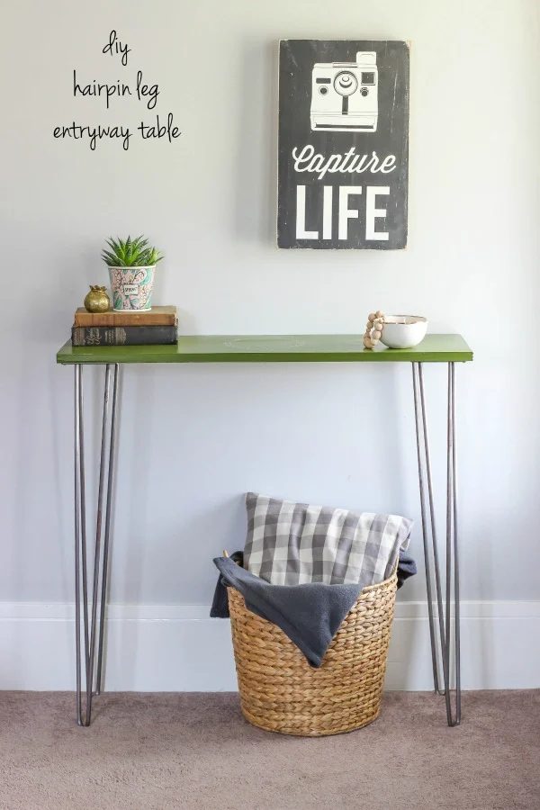 Handmade Hairpin Leg Entryway Table