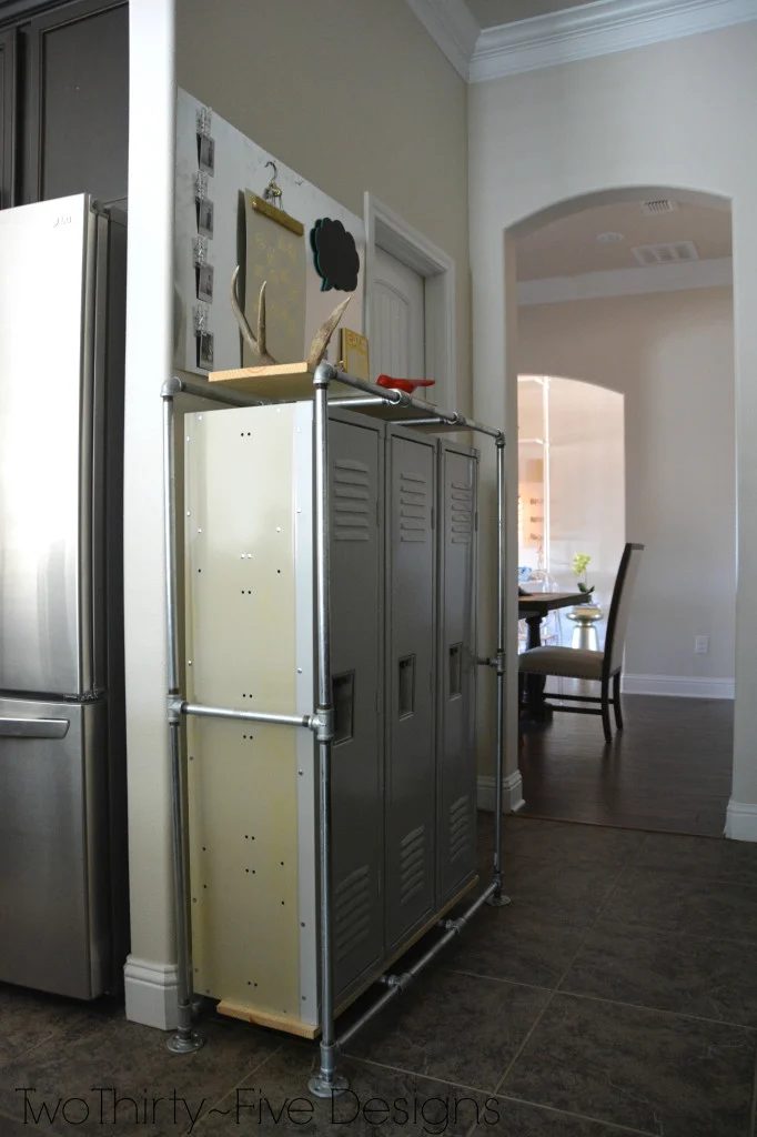 mudroom locker system in entryway, Two Thirty Five Designs on Bekob