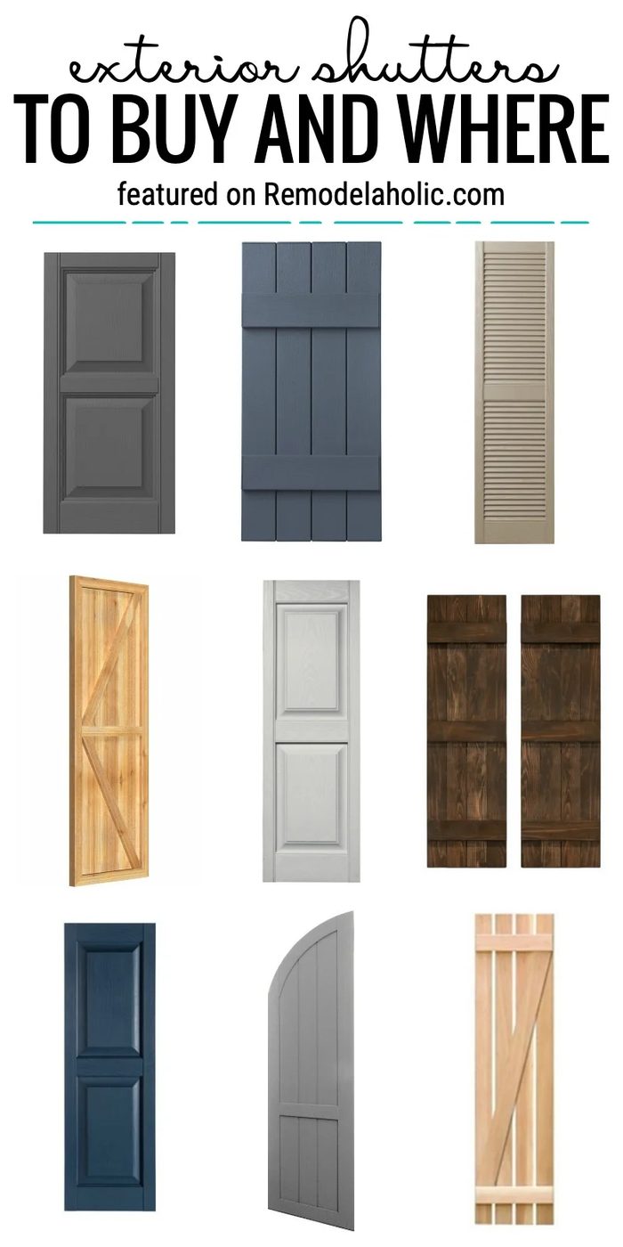 Add A Special Touch To Your Home Exterior With Shutters. We Will Show You Some options For Exterior Shutters To Buy And Where Featured On Bekob.com