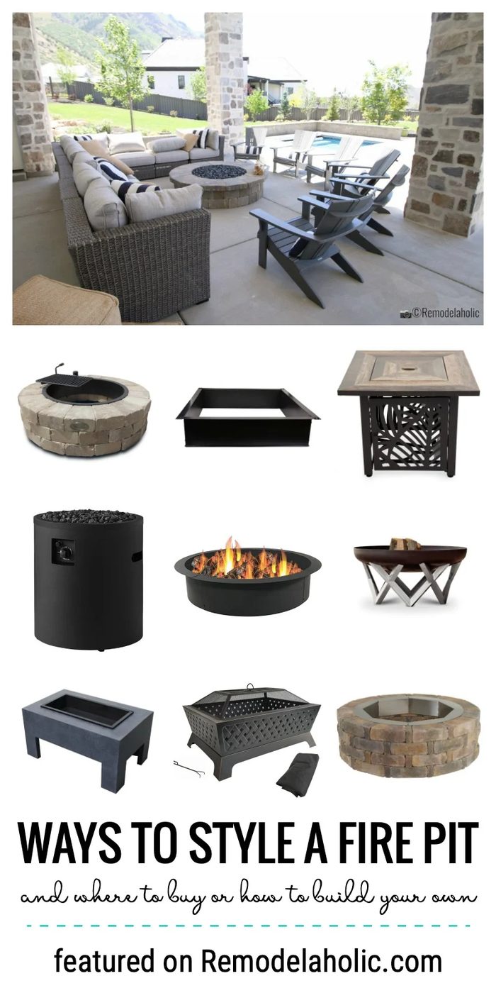 Ways To Style A Fire Pit In Your Backyard And Where To Buy Or How To Build Your Own Featured On Bekob.com