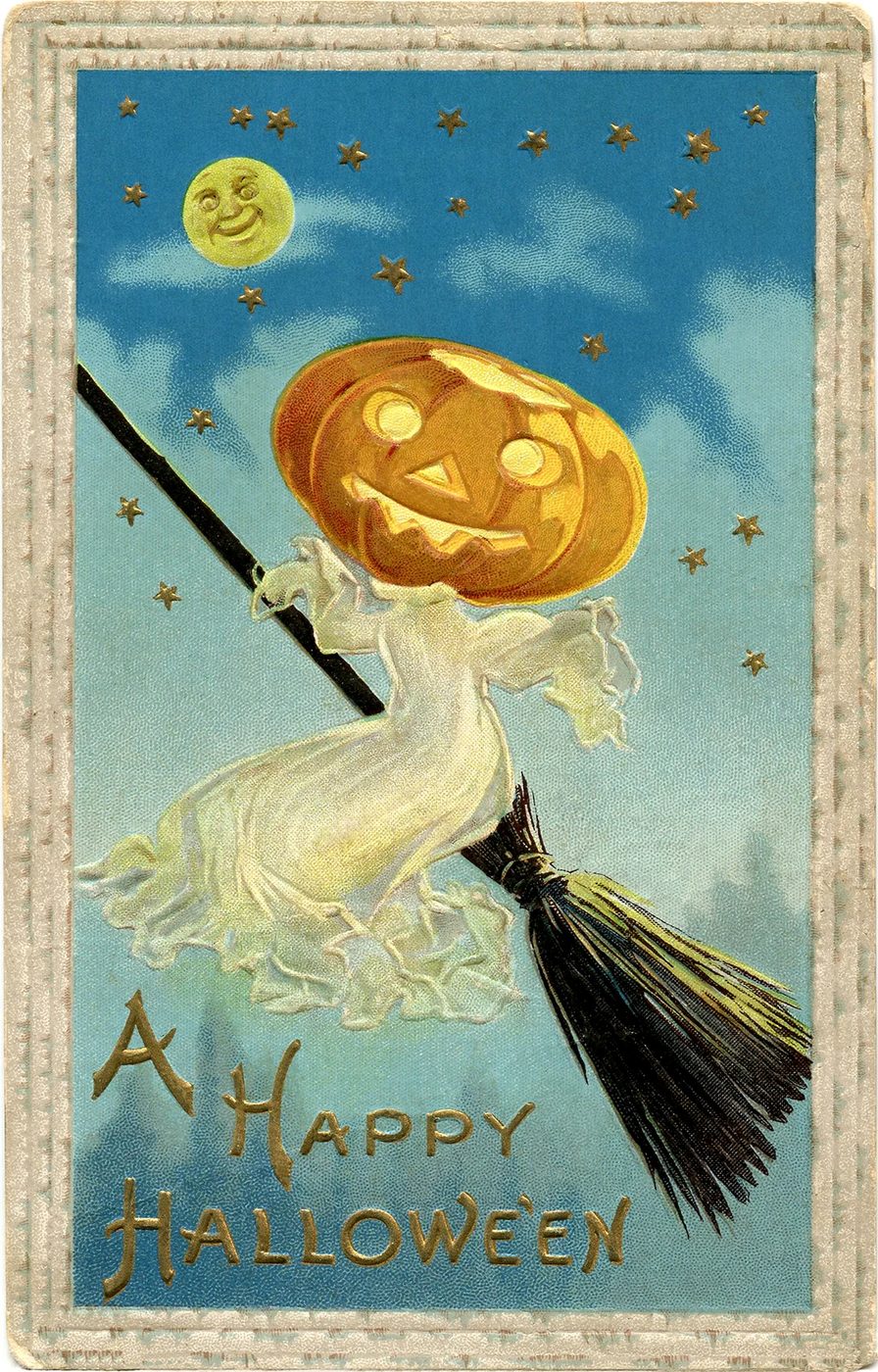 Add something fun and unique to your Halloween decor with one of these 30+ Free Printable Vintage Halloween Images featured on Bekob.com