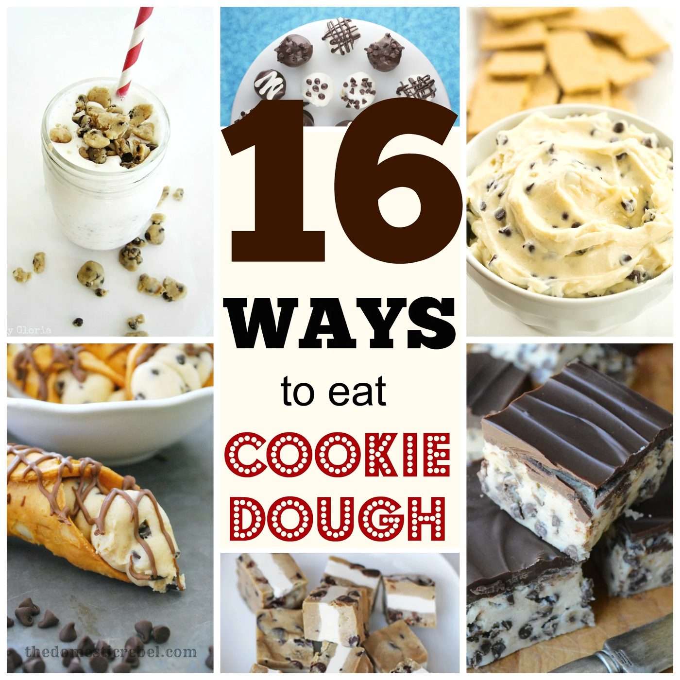 16 Ways to Eat Cookie Dough ~ Tipsaholic.com