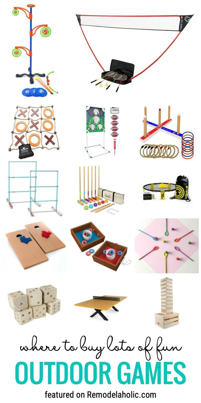 We Are Sharing Some Of Our go-to Outdoor Games And Where To Buy Them Or How To Build Them Featured On Bekob.com