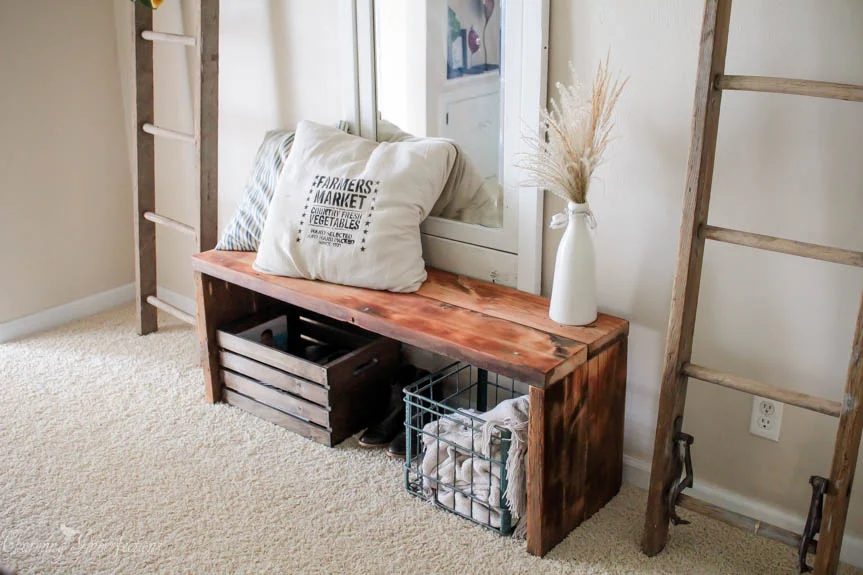 Rustic Handmade Bench 17