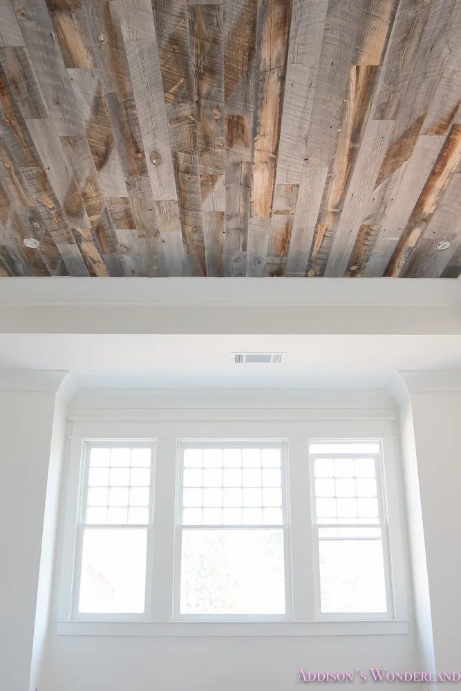 Stikwood Reclaimed Weathered Wood Ceiling Bedroom 16 Of 17