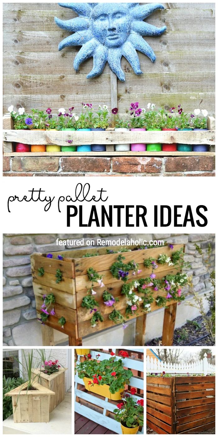 Pallets are a great way to start a project for your yard or garden! Try one of these outdoor pallet projects and pallet planters. Featured on Bekob.com